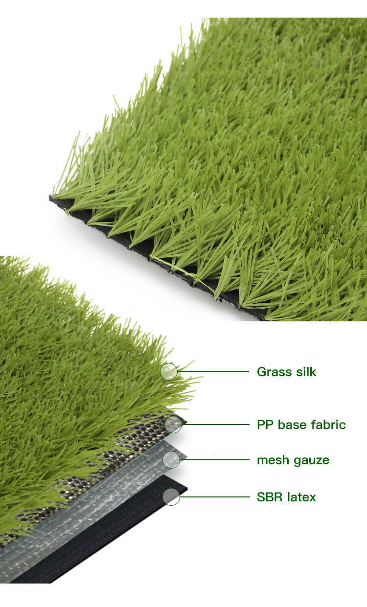 Football Artificial Lawn Durable Multi-Purpose Sports Field Tournament Grass Sports Field Paving