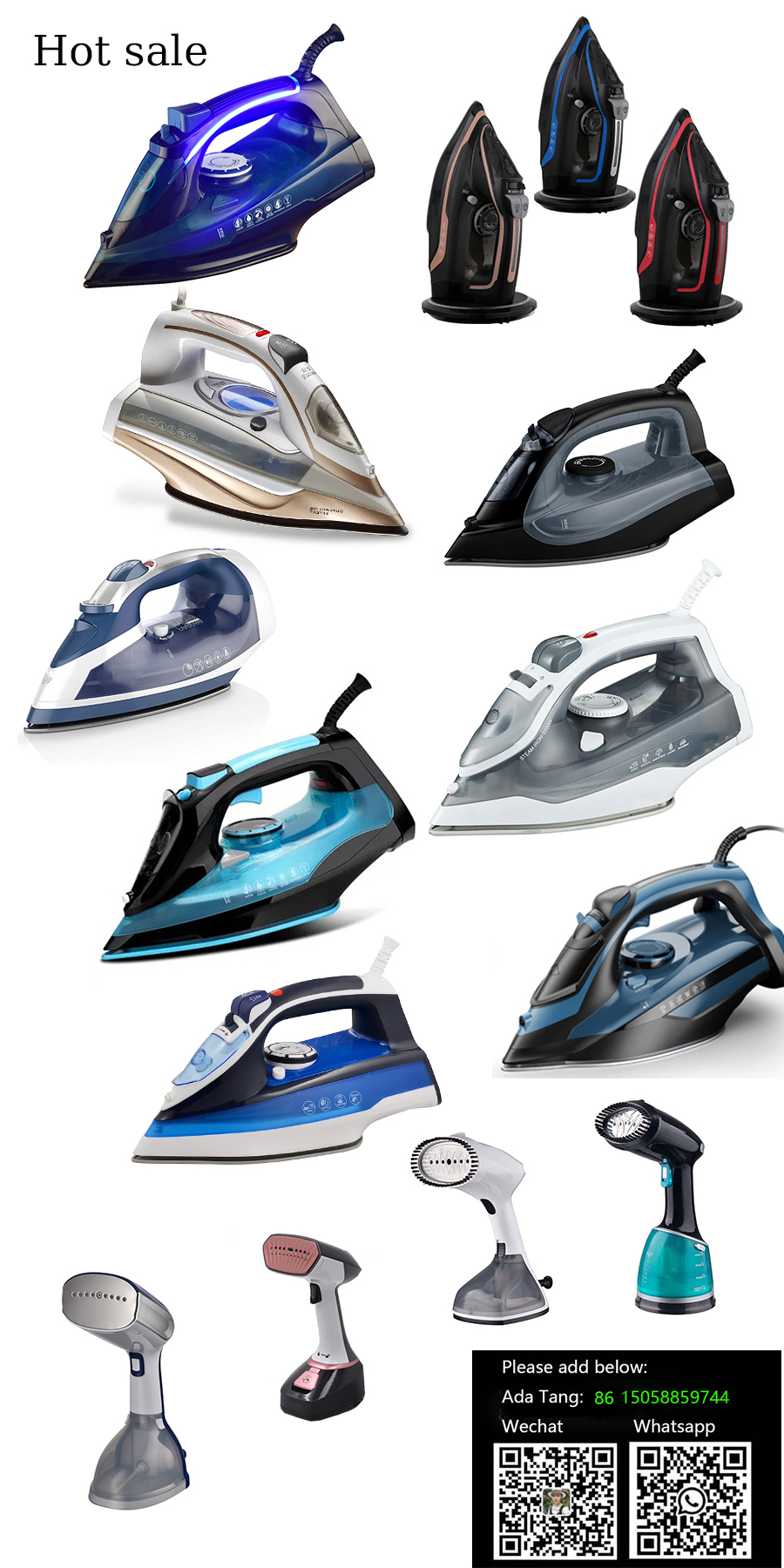 Fast Heating Portable Handheld Fabric Steamer For Travel