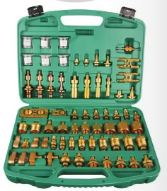 134A environmental protection Paper carton Gauge set with straight quick connector 2196 pipe pressure 600PSI-3000PSI