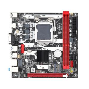 China Customized B75A desktop computer motherboard 17*17 inch ITX Mini industrial computer 1155 needle I3/I5/I7 CPU DDR3 ram on sale