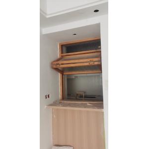 Manually Operated Aluminium Glass Folding Windows Horizontal Folding Local