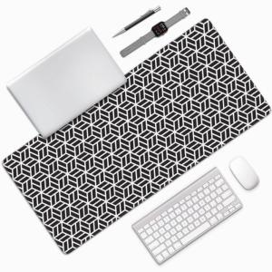 900*400*3mm Stock Waterproof Desk Mats with Printed Rubber Mouse Pads and Custom