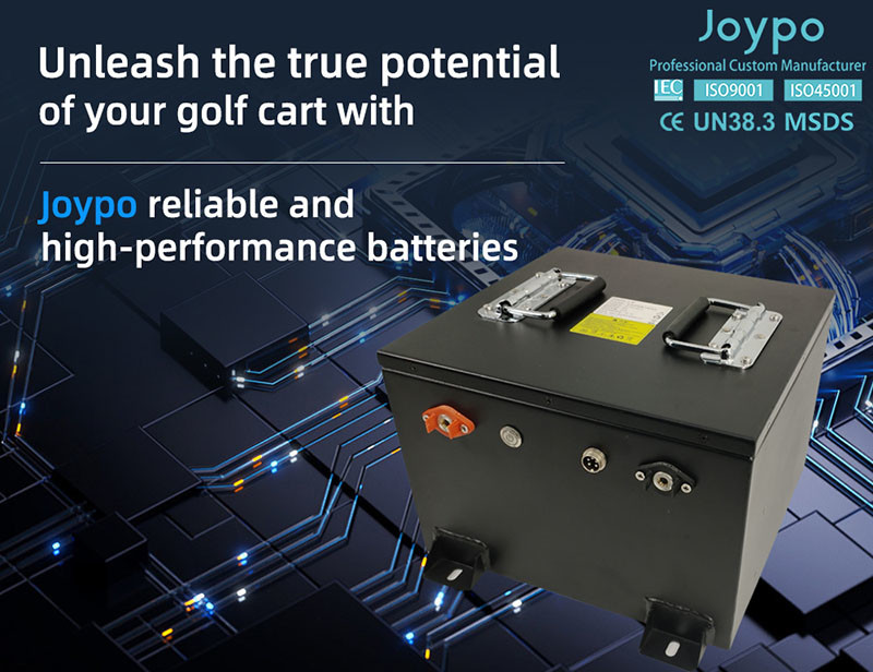 48V 52V 56V Golf Cart Lithium Battery For Food Room Service Carts