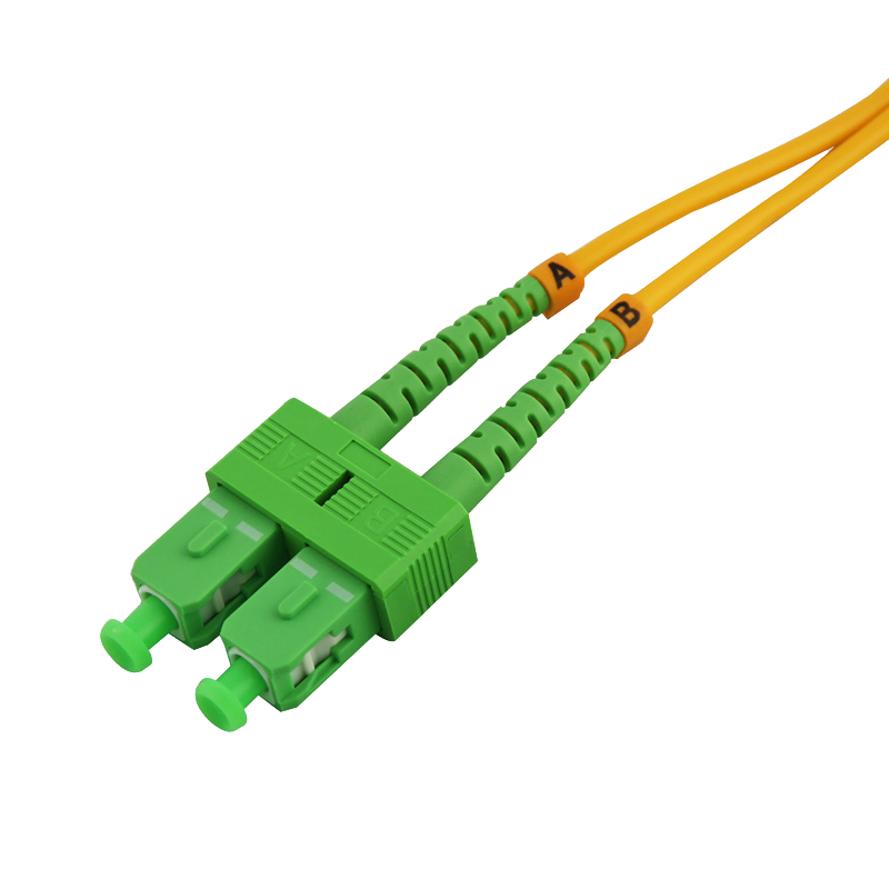 16ft CATV Simplex Fiber Optic Patch Cord SC UPC To FC UPC Single Mode LSZH 0
