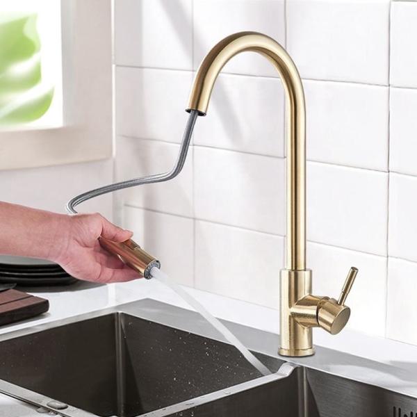 OEM Stainless Steel Kitchen Faucet Corrosion Resistant Wear Resistant Acid