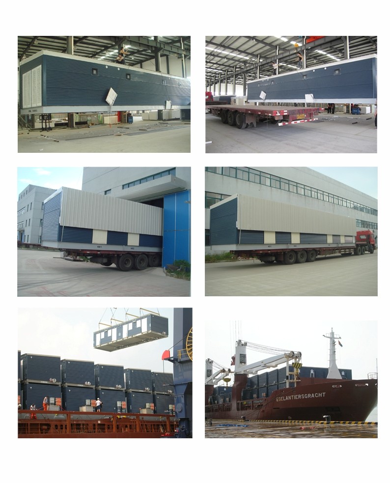 Combination Prefabricated Light Steel Prefab House / Prefab Modular Home Kit