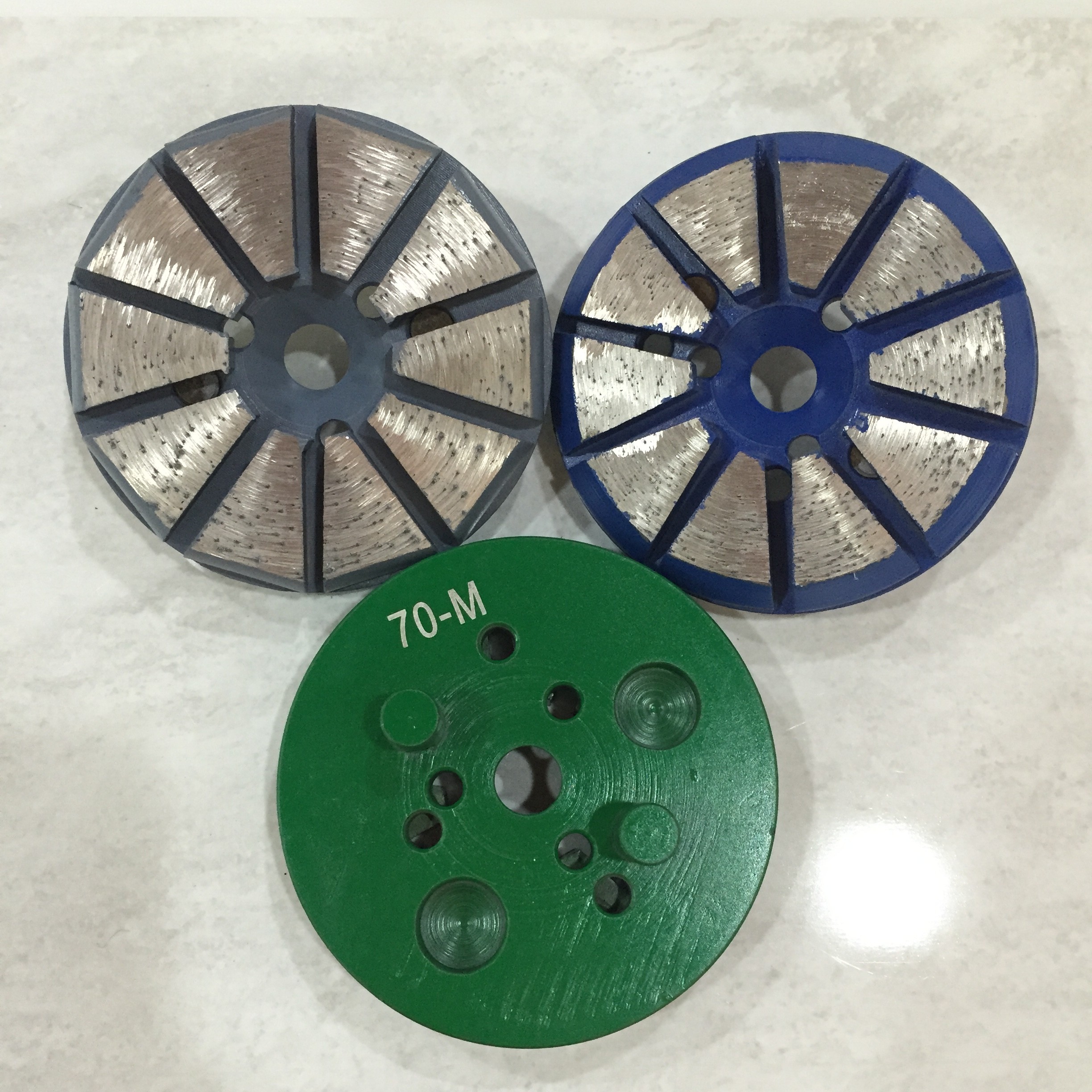 7.5mm Height Segment Metal Bond Tooling Diamond Floor Grinding Disc 3 Inch