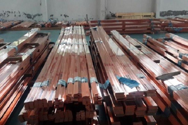 Electric Copper Bus Bar TP2 C12200 C1220 Cu-DHP 2-60mm Copper Grounding Bus Bar