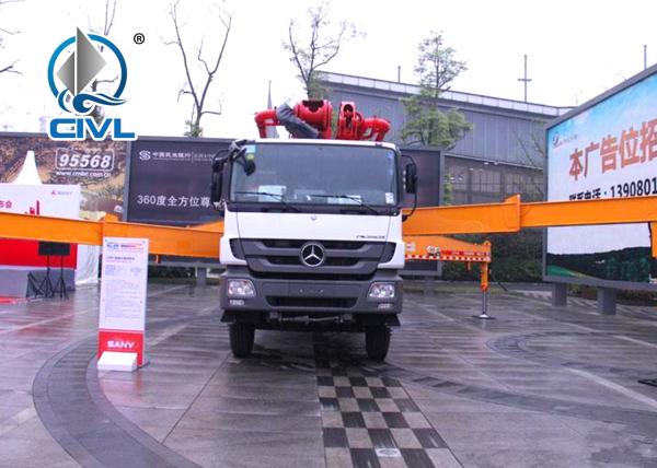 WITH ISO CCC 12m3 Cement Pump Truck Truck Mounted Concrete Pump Boom Best Price