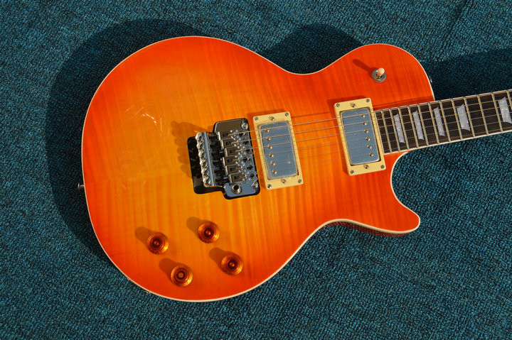 FLOYED ROSE cool LP free shopping custom-made electric guitar ebony fretboard mahogany body and neck