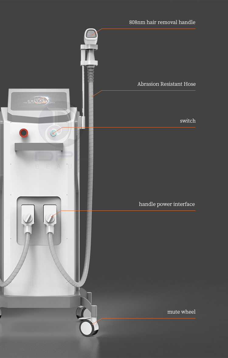 Permanent diode laser depilation hair removal machine diode yag painfree for laser hair removal