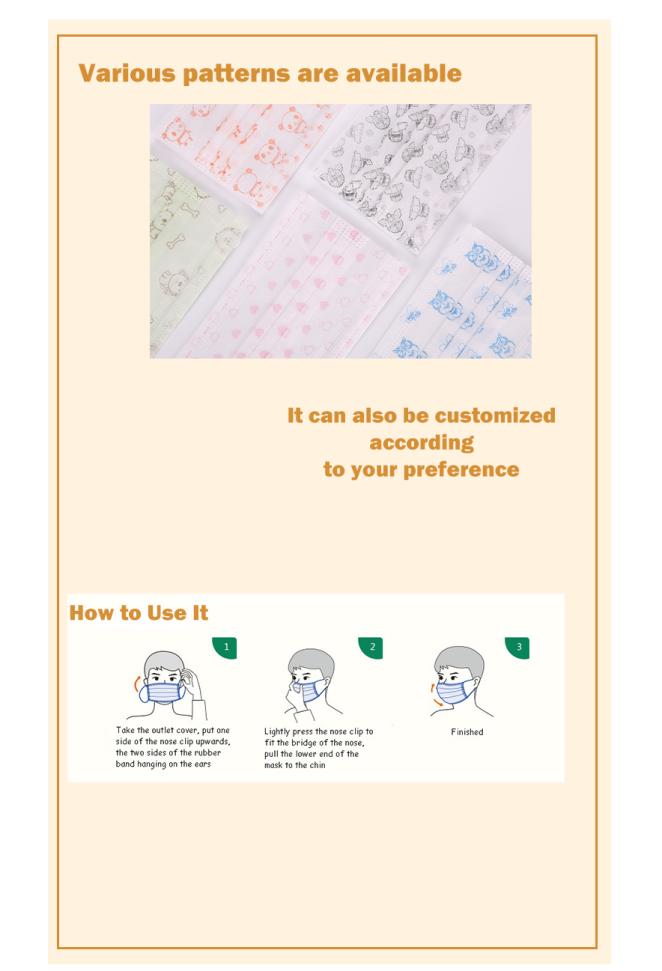 In Stock Non-Woven Earloop 3 Ply Facemask Surgical Cubrebocas Medical Disposable Mask