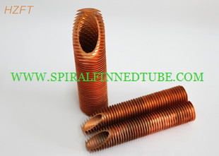 Heat Exchanger Extruded Fin Tube For Liquid Heating And Cooling In Domestic Water Heaters