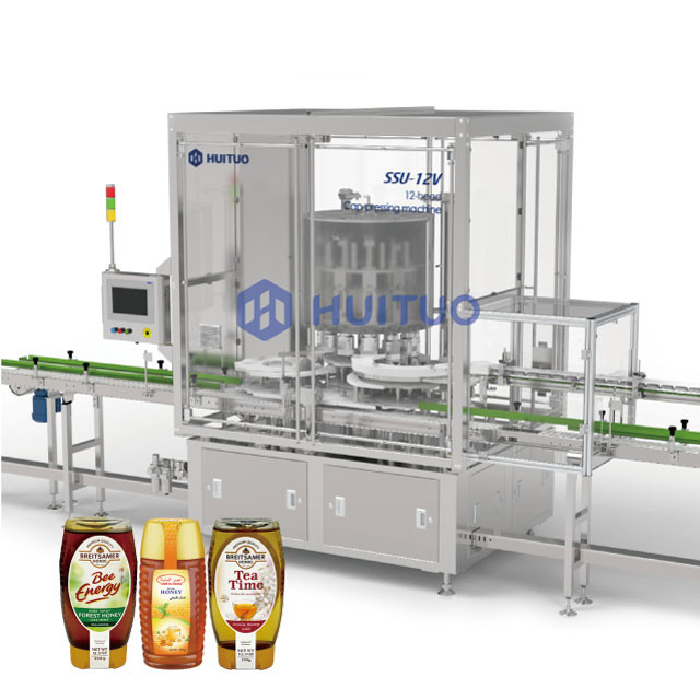 High Speed Rotary Bottle Capping Machine For Filp Top And Pull Push Closures