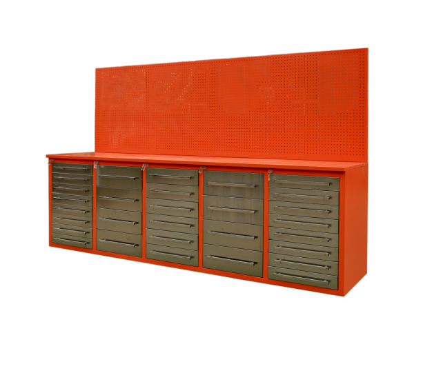 OEM Supported Metal Tool Chest with Drawers and Steel Top Heavy Duty Workbench Necessity
