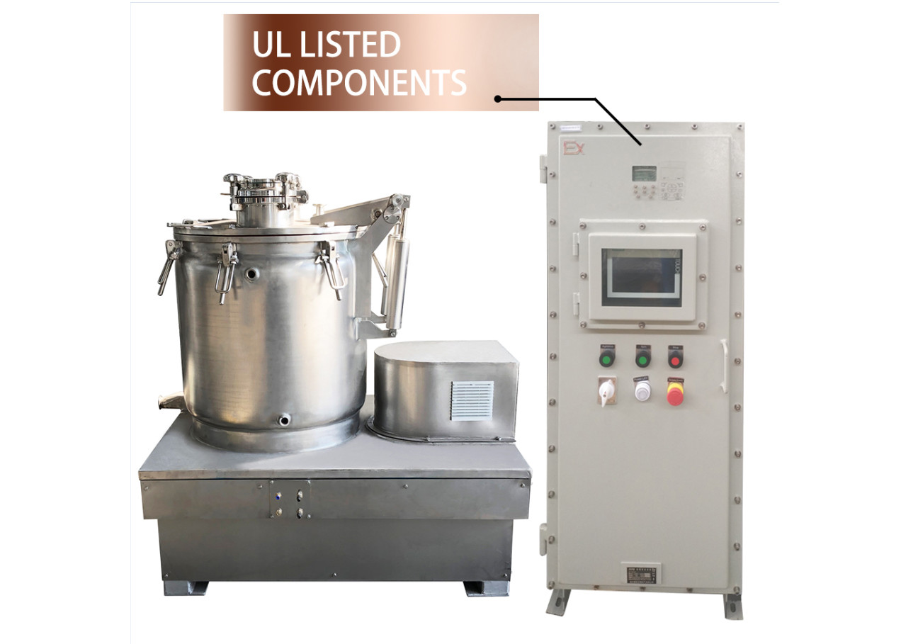 SS304 Top Discharge CBD Jacketed Herbal Hemp Extraction Machine