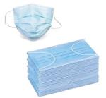 Anti Dust Blue Disposable Protective Mask Elastic Ear Loops With No Pressure