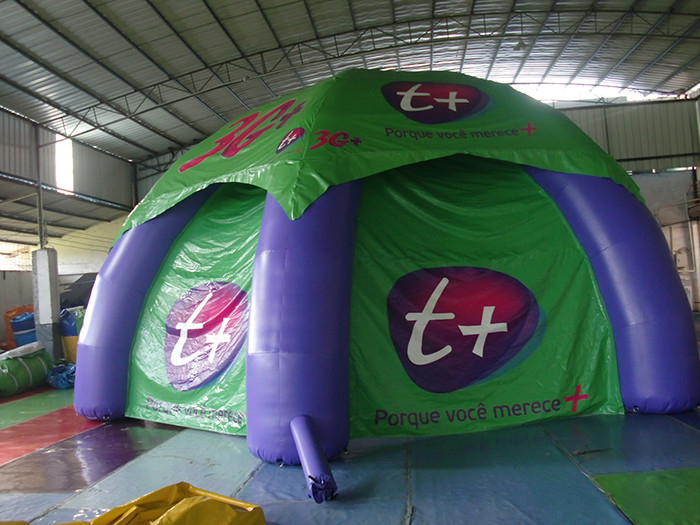Promotion Display Inflatable Tent , Inflatable Spider Tent For Advertising