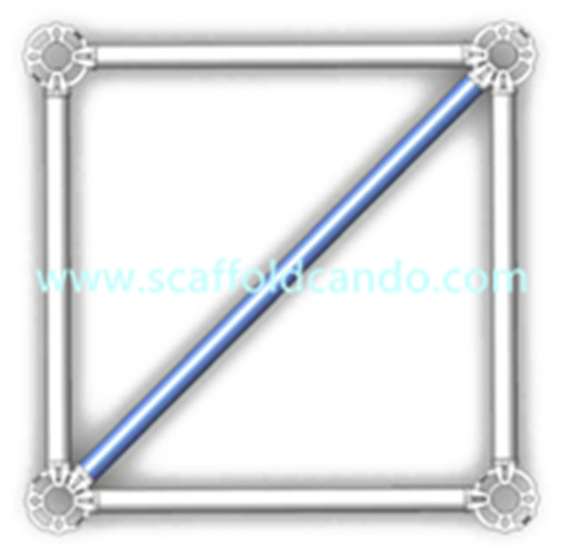 China 900*900,1200*1200,1500*1500,1500*1800mmL  Q235 HDG scaffolding level diagonal brace for Ringlock scaffolding system on sale China 900*900,1200*1200,1500*1500,1500*1800mmL  Q235 HDG scaffolding level diagonal brace for Ringlock scaffolding system on sale
