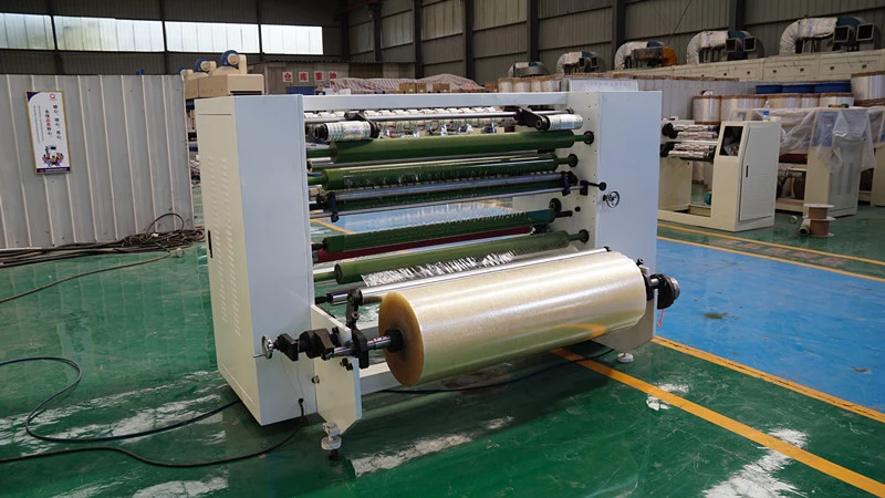 Super Clear BOPP Gum Adhesive Packing Tape Slitting Rewinding Machine