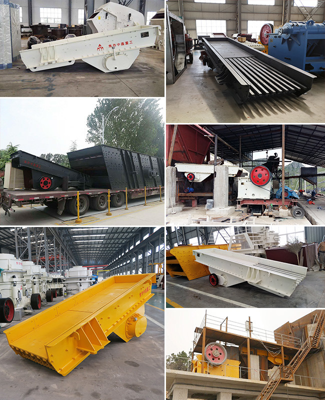 Gravel Ore Vibrating Feeder Machine For 200-250TPH Stone Crushing Plant