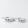 Buy cheap Classic Elegant Simple Uncommon AU750 Couple Diamond Ring from wholesalers