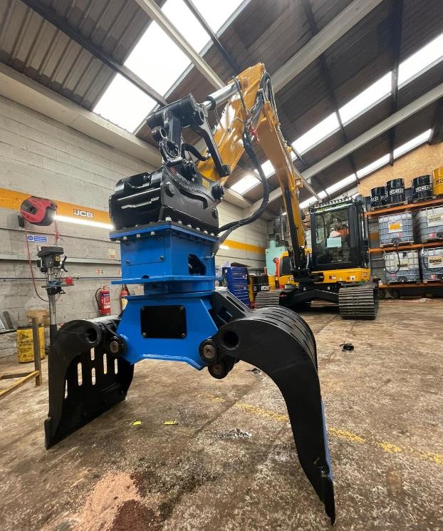 Hot Sale 6-10 Ton Excavator Sorting Grab Metal Scrap Hydraulic Stone Square Rotating Demolition Grapple