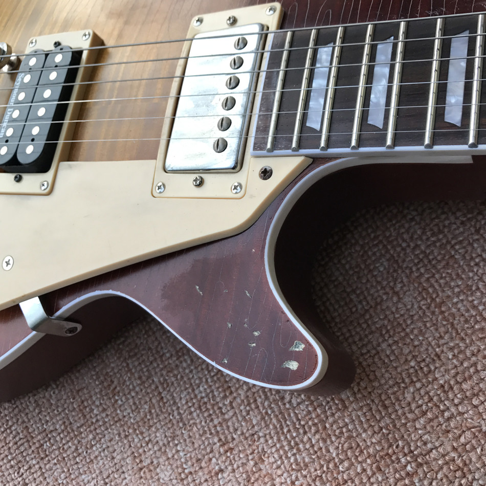 Relic standard LP electric guitar, Tobacco burst, Tune-o-Matic bridge relic electric guitar, free shipping