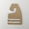 Buy cheap 6cmx9cm Small Plastic Necktie Hangers 1mm To 3.5mm Thick from wholesalers