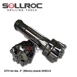 Forged Carburized Steel High Performance DTH Drill Bits for Well Drilling and