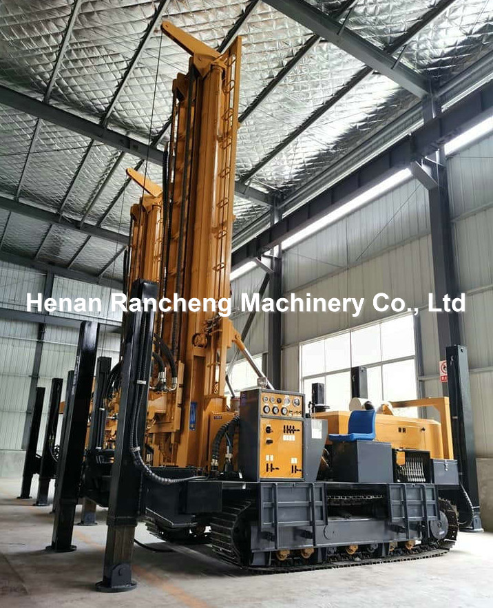 200m 300m 400m Water Drilling Machine Automatic Hydraulic Borehole Water Well Drilling Rig