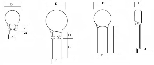 Fast Response 10k Ohm Ntc Power Thermistor For Lamps / Ballasts