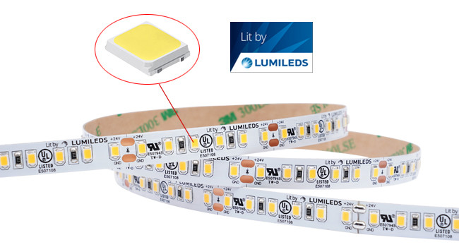 SMD2835 Ip65 Waterproof Light Dimming Tape Led Strip Lights For Bedroom Ceiling