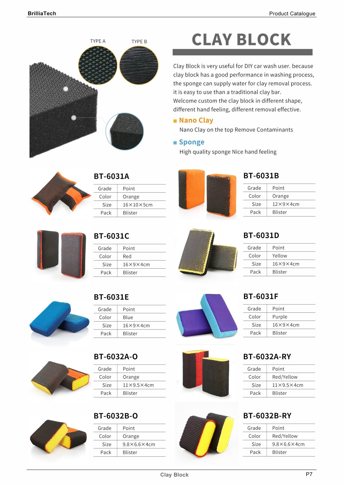 Black Customized Size Clay Bar Block Carbon Collective Clay Block