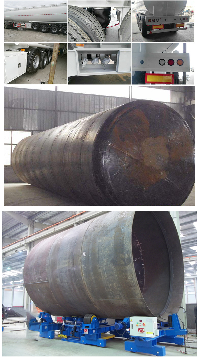 Juyuan Trailer Steel 3 Axles Anhydrous Ammonia LPG Gas Tanker Semi Trailer