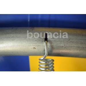 PVC Tarpaulin Round Inflatable Water Trampoline Durable With Spring Structure