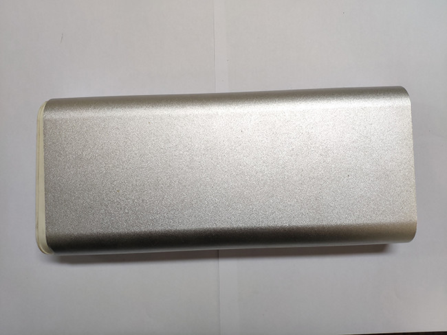 Sandblasting Silver Anodized Aluminium Profile Enclosures For Mobile Power