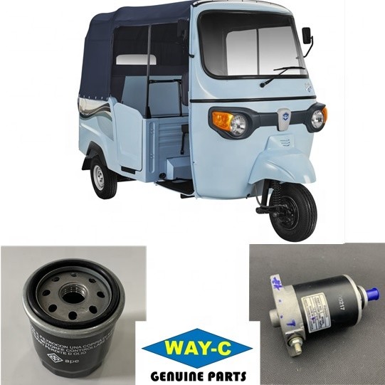 TUKTUK Tricycle Three Wheelers Moto Taxi Spare Parts PIAGGIO APE POP