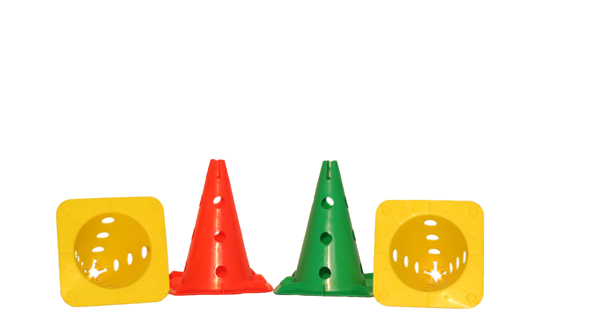 Agility Training Set Of Football Soccer Cones With Heat Transfer Film Printing