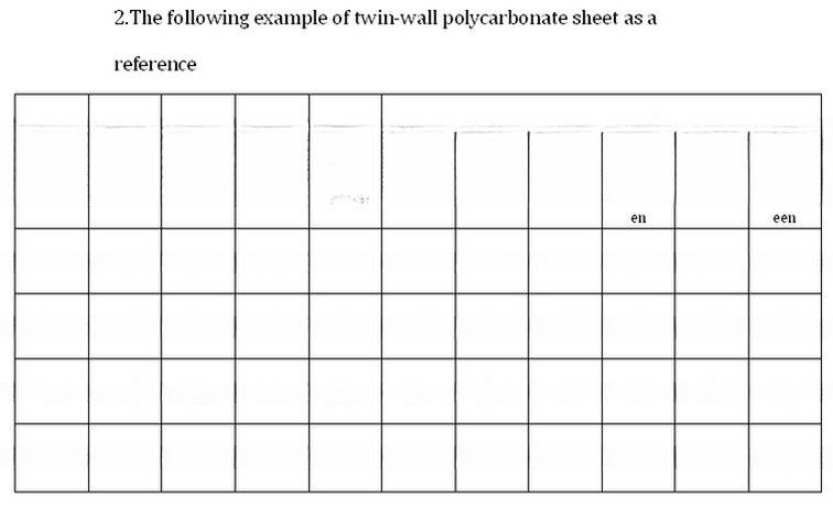 Easy Installation Bonal Greenhouse PC Polycarbonate Hollow Sheet