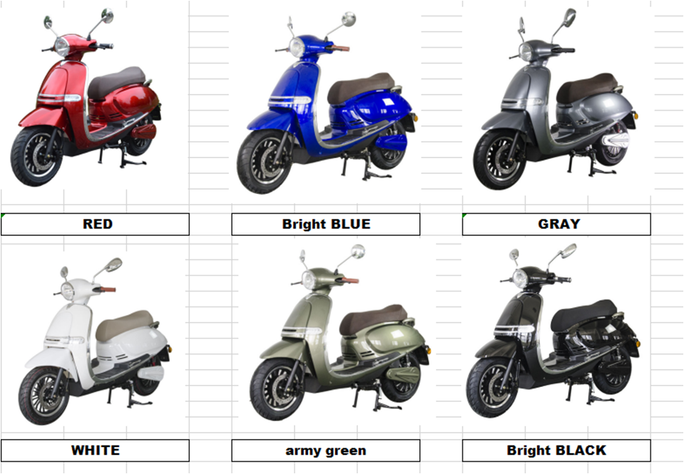 EEC / COC Adult Electric Motorcycle 72V 3000W 4000W With Lithium Battery