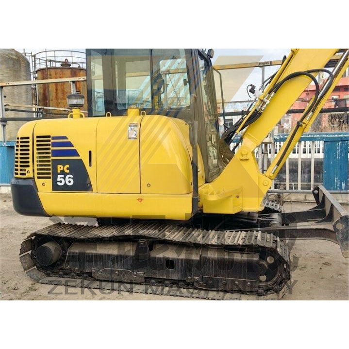 Secondhand Komatsu PC56 Excavator with 0.2m3 Bucket Capacity and 0-2000 Working Hours