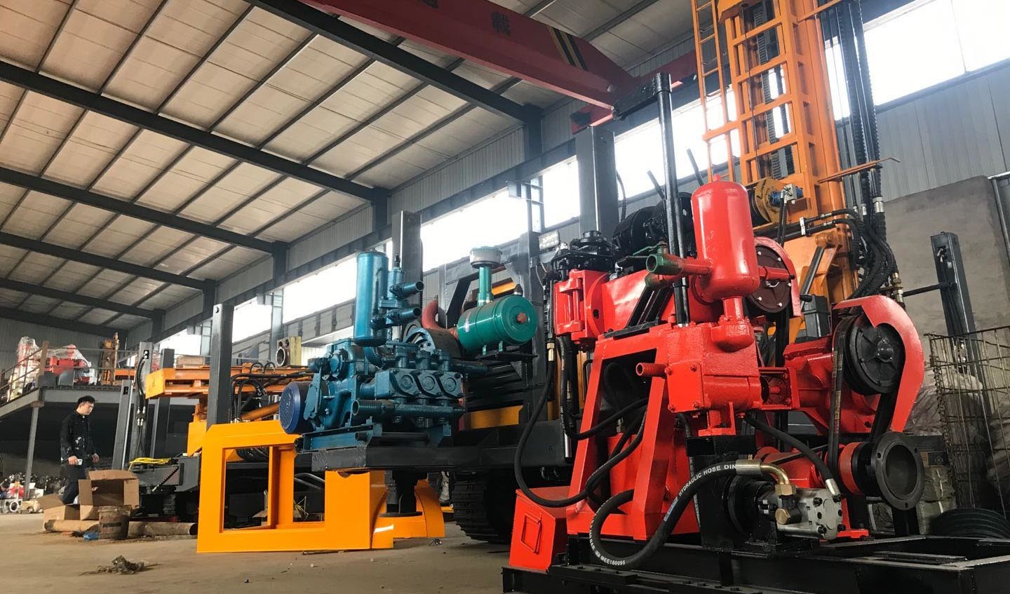 42mm 5.8T 200m Rotary Geological Drilling Rig
