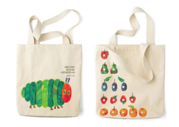 Heat Transfer Lady Canvas ECO Shopping Bags GirlsTote Cartoon Pattern Shoulder