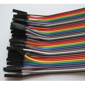 40pcs 30cm 1p-1p Male To Female Dupont Jumper Wires Cable For Arduino Breadboard