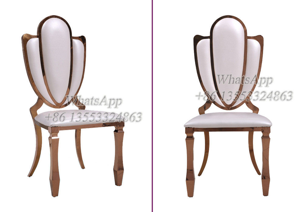 White Leather Event Chairs For Sale From Chiness Furniture (YS-64)