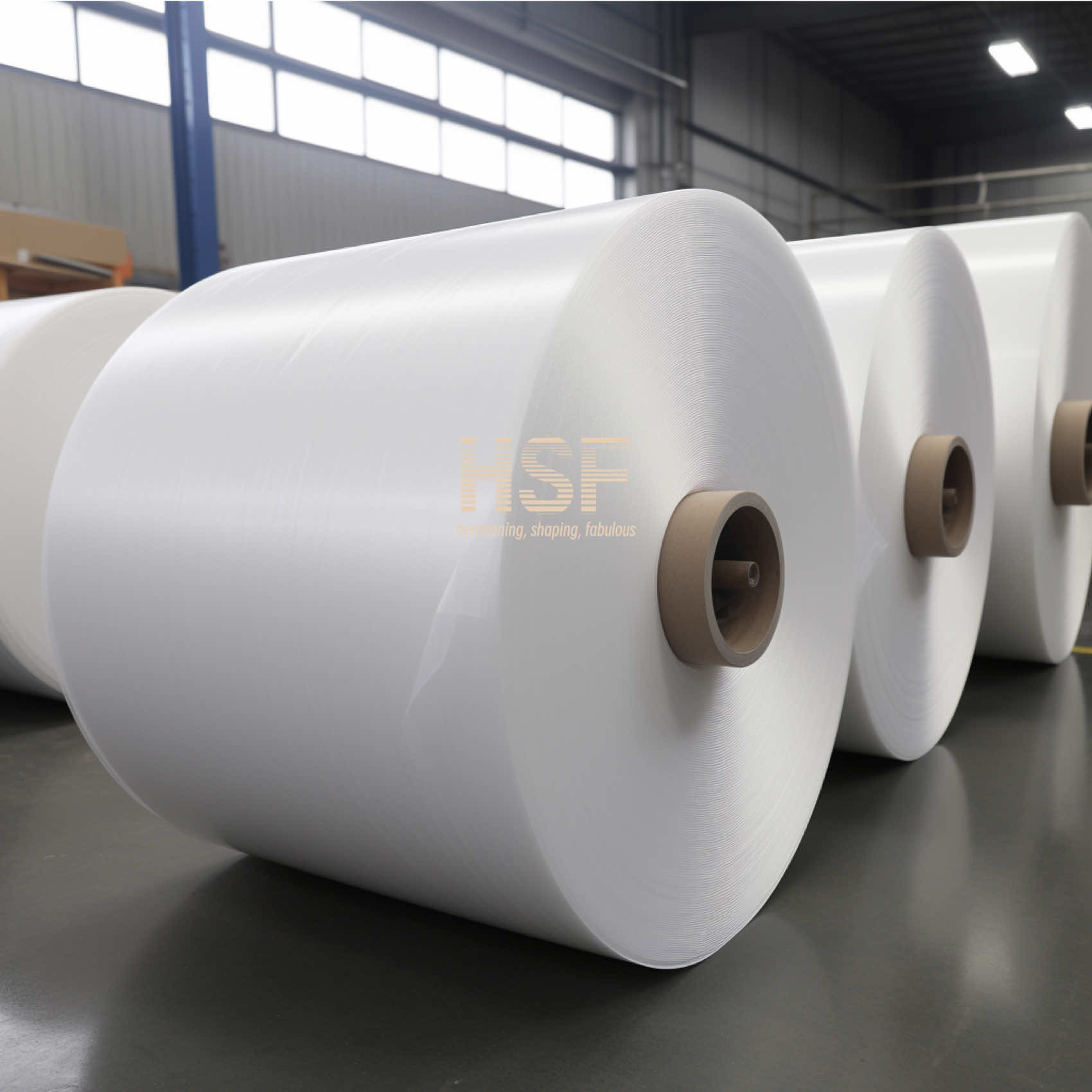 Opaque White 40 Micron High Density Polyethylene Film HDPE Film