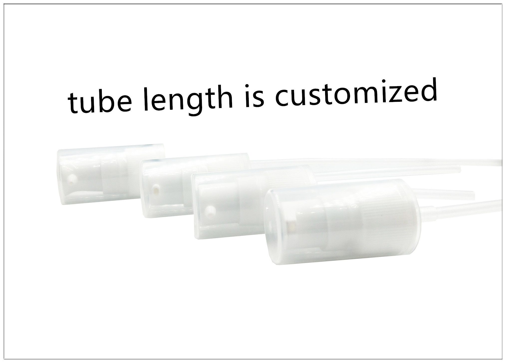 Ribbed Surface Plastic Treatment Pump 20/410 Customized Tube Length