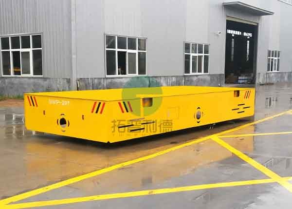 Cement Floor Running Transport platform Material Transfer Handling Cart For Saudi Arabia Construction