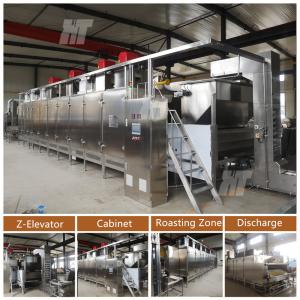 1000kg/H Continuous Roasting Machine SUS304 Automatic Nuts Roasting Machine